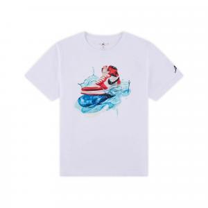 Jordan Футболка AJ1 Jumpman белая