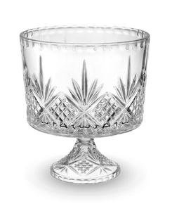 Дублинский изысканный трайфл в миске Godinger, прозрачный