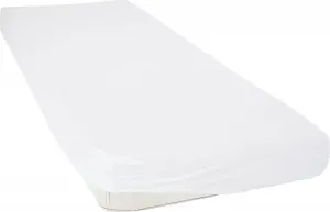 Приталенная простыня bellana "Mako-Jersey эксклюзивный размер. 90х200, 140х200 или 180х200 см", из хлопка, для матрасов высотой до 25 см, простынь плоская, простыня на подгонке 90-100х190-200 см, 1 шт., белый