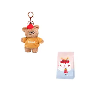 Dolls and bears dance Плюшевый кулон белый медведь высота 12см