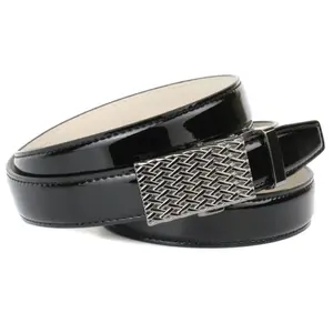 Кожаный ремень Anthoni Crown, автоматический женский ремень с изящной застежкой, черный