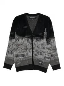 Жаккардовый кардиган Neighborhood, серый