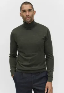 Джемпер для поло из мериносовой шерсти ossian Bläck, Dark Green Mel