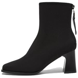 Женские ботинки черные, кофе BASTO, Suede черный