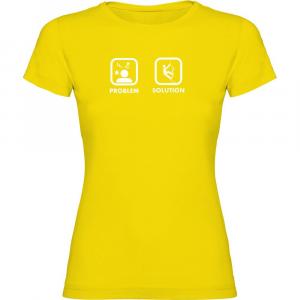 Футболка Kruskis Problem Solution Climb, желтый