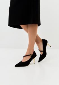 Классические туфли на каблуке POINTED TOE - High heels Cesare Gaspari, черный