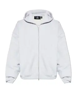 Толстовка прямого кроя на молнии с надписью Initial Represent, серый