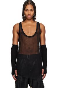 Майка с изображением пони из Конкордии Rick Owens, черный