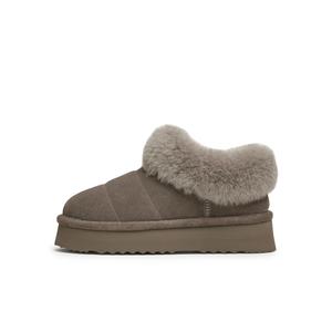 Женские теплые короткие зимние ботинки Teenmix, Khaki