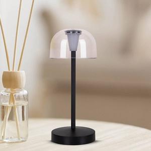 Светодиодная настольная лампа Näve Gomba 2er-Set, акриловое стекло / сталь - 1 пламя - черный