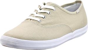 Женские кеды Keds Champion на шнуровке из холста, Stone
