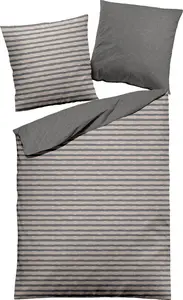 Постельное белье DORMISETTE Flannel BL 155x220 см, серый пододеяльник Dormisette