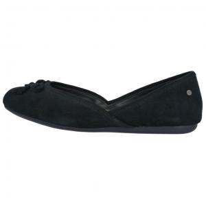 UGG Женские туфли лена плоские повседневные black