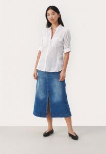 Блузка на пуговицах Cortniapw Sh Part Two, ярко-белая