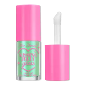 Увлажняющий блеск для губ Kissing Jelly Too Faced, Green Apple (soft shimmering green)