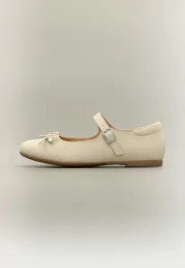 Балетки с ремешком на щиколотке Friboo, Beige