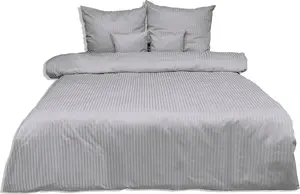 Постельное белье, дамаск, 100% хлопок, высшего качества, 160х200, светло-серый Multitex