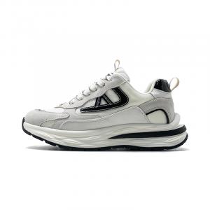 Древние зяблики Низкие массивные кроссовки Унисекс, белый/серый/черный (Спортивная обувь Размер для покупки)