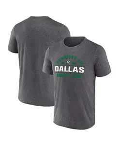 Мужская футболка Heather Charcoal Dallas Stars Property of Fanatics