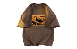Футболка Unisex Crew Neck Moderate Heavyweight Jeep, coffee