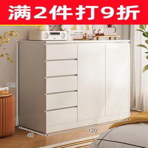 Quanu Комод для спальни из дерева, 5 ящиков, современный настенный шкаф с многоуровневым хранением