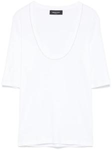 Топ Fabiana Filippi с отделкой бисером, белый