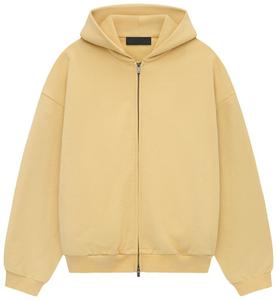 Худи Fear of God Essentials Heavy Fleece Full Zip Hoodie 'Amber', желтый