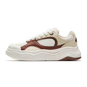 CHAOJIANTA Кроссовки Life Collection с низким верхом для скейтбординга, износостойкие, противоскользящие, женские, бежево-желтые