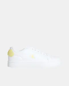 Низкие кожаные кеды Calvin Klein, белый