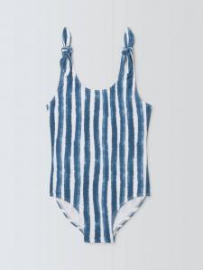 Детский полосатый купальник John Lewis, Blue