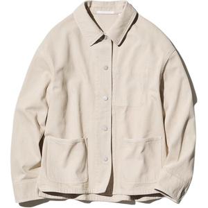 Джинсовая куртка женская бежевая UNIQLO