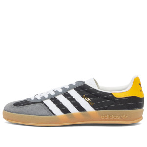 Кроссовки Adidas Gazelle Indoor, цвет Core Black,White & Gum