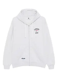 Худи с вышитым логотипом Chocoolate, серый