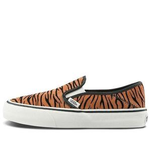 Кроссовки slip-on sf sneakers black/brown Vans, черный