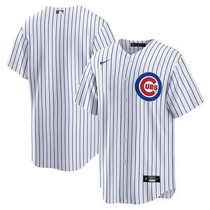 Мужская белая реплика джерси Chicago Cubs Home Big & Tall Nike