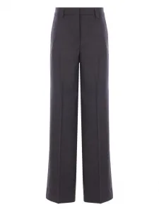 Брюки из чистой шерсти Incotex, серый