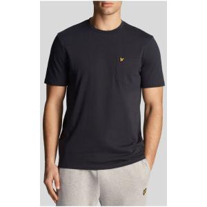 Футболка мужская Lyle & Scott хлопковая с карманом, черный