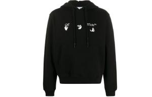 Толстовка мужская Off-White с принтом, черный