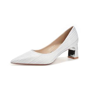 Женские туфли на высоком каблуке QITUMAUL, Silver[Heel Height 5.5Cm]