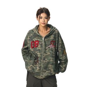 NEVER RULE Толстовка Unisex Camouflage Hooded Moderate Cardigan