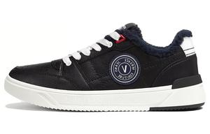 Кроссовки VERSACE JEANS Skateboarding Shoes Men Low-top Black, черный