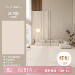Xinglianxin Ковер 300х400 см для гостиной/спальни в итальянском минималистичном стиле, waterproof, моющийся, из искусственной шерсти
