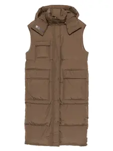 Стеганый жилет с капюшоном Marc O'Polo, коричневый