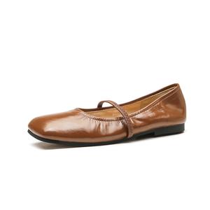 Zomila Плоские туфли Мэри Джейн для женщин светло-коричневые, цвет Light Brown