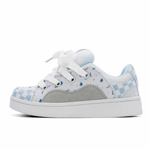 Женские низкие кроссовки для скейтбординга LIANGHUO, Blueberry