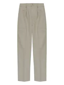 Брюки-чинос с плиссировкой Eleventy, нейтральный