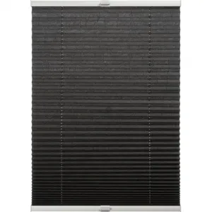 Коллекция SCHÖNER WOHNEN Плиссе Milla, непрозрачный, с натяжкой и креплением с помощью сверления, с серебристой или белой техникой рулона Schöner Wohnen-Kollektion, антрацит