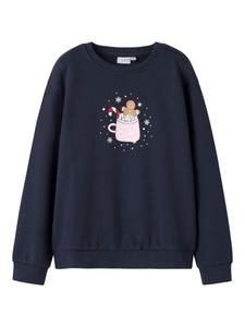 Толстовка NAME IT NKFVISMAS, темно-синий