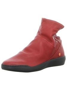 Классические ботильоны красного цвета softinos