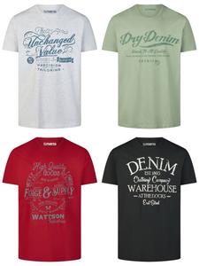 Набор из 4 разноцветных футболок RIVLeon